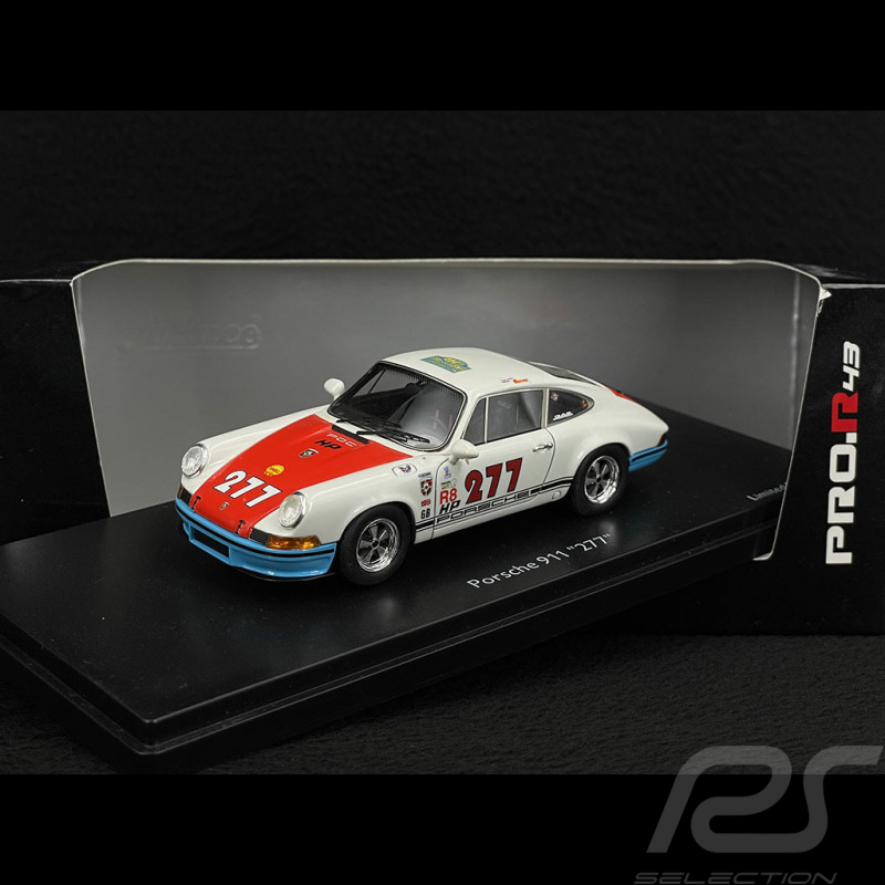 Porsche 911 n° 277 Magnus Walker blanc / rouge / bleu 1/43 Schuco 450891500