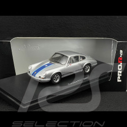 Porsche 911 R Magnus Walker 68R gris argent / bleu 1/43 Schuco 450891600