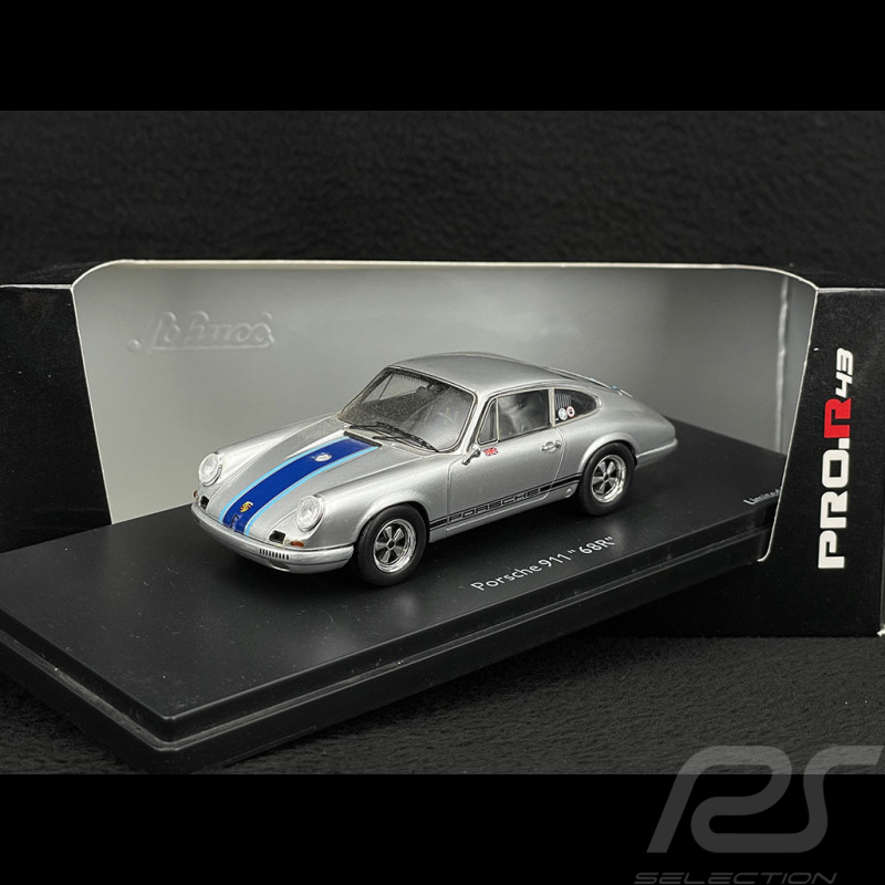 Porsche 911 R Magnus Walker 68R metallic silbergrau / blau 1/43 Schuco 450891600