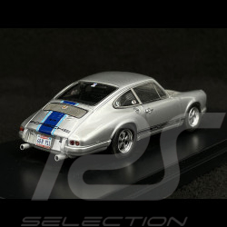 Porsche 911 R Magnus Walker 68R gris argent / bleu 1/43 Schuco 450891600