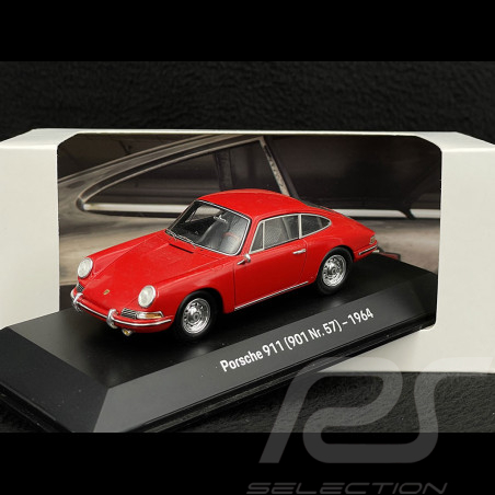 Porsche 911 type 901 N° 57 1964 signalrot 1/43 Spark MAP02001117