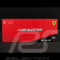 Ferrari 499P n° 51 Vainqueur 24h Le Mans 2023 1/43 Bburago 36312