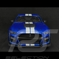 Ford Mustang Shelby GT 500 2020 Blau / Weiß 1/18 Maisto 31388
