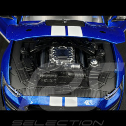 Ford Mustang Shelby GT 500 2020 Bleu / Blanc 1/18 Maisto 31388