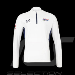 Honda Sweatshirt HRC Moto GP Mir Martini Mittelhoher Reißverschluss Weiß TU5835RE-020 - Unisex