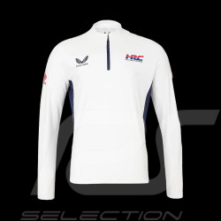 Sweatshirt Honda HRC Moto GP Mir Martini Zip mi-hauteur Blanc TU5835RE-020 - Mixte