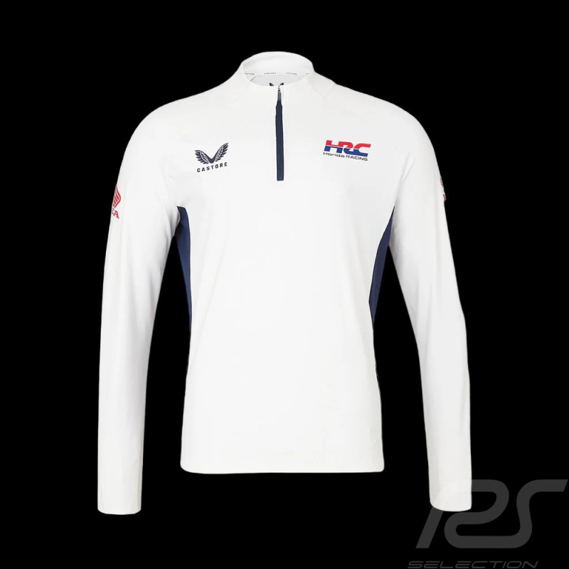 Sweatshirt Honda HRC Moto GP Mir Martini Zip mi-hauteur Blanc TU5835RE-020 - Mixte