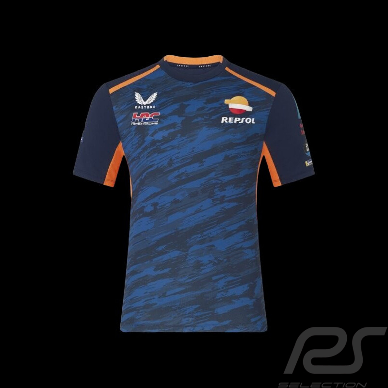 T-Shirt Honda Repsol HRC Moto GP Mir Martini Renewable fuel Bleu TU5826RE-190 - Mixte