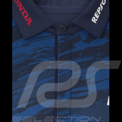Honda Poloshirt Repsol HRC Moto GP Mir Martini Renewable fuel Blau TU5827RE-190 - Unisex