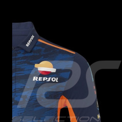 Honda Polo shirt Repsol HRC Moto GP Mir Martini Renewable fuel Blue TU5827RE-190 - Mixte