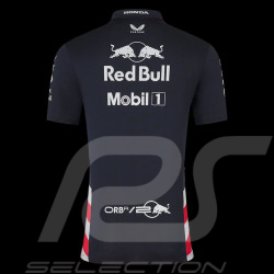 Polo Red Bull Racing F1 America race Verstappen Perez Bleu marine TM5972-190 - homme