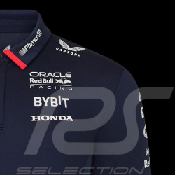 Red Bull Racing Polohemd F1 America race Verstappen Perez Marineblau TM5972-190 - Herren