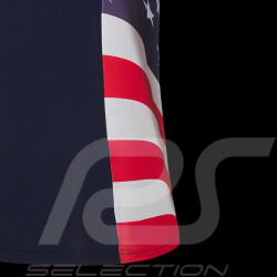 Polo Red Bull Racing F1 America race Verstappen Perez Bleu marine TM5972-190 - homme