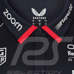 Red Bull Racing Polo Shirt F1 America race Verstappen Perez Navy blue TM5972-190 - men