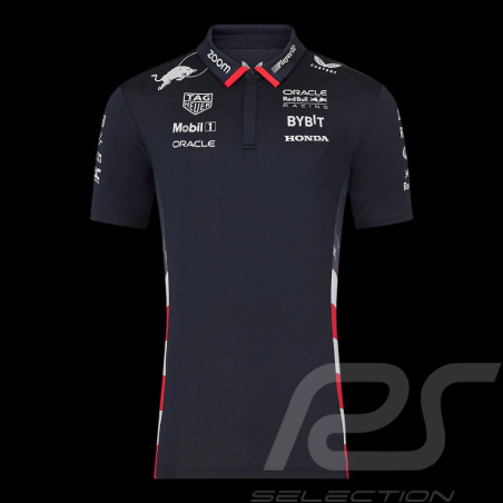 Polo Red Bull Racing F1 America race Verstappen Perez Bleu marine TM5972-190 - homme