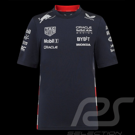 T-shirt Red Bull Racing F1 America race Verstappen Perez Bleu marine TJ5971-190 - enfant