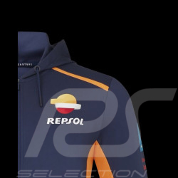 Honda Jacke HRC Moto GP Mir Marini Marineblau / Orange TU5824RE-190 - Herren