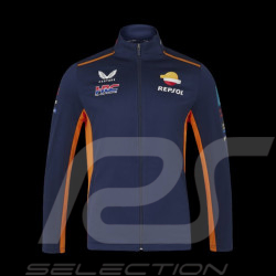 Veste Repsol Honda HRC Moto GP Mir Marini Softshell Bleu marine / Orange TU5822RE-190 - homme