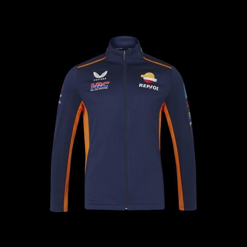 Honda Softshell Jacket HRC Moto GP Navy Blue / Red TU5822RE-190 - man