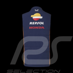 Veste Repsol Honda HRC Moto GP Mir Marini Sans manches Bleu marine / Orange TU5823RE-190 - homme