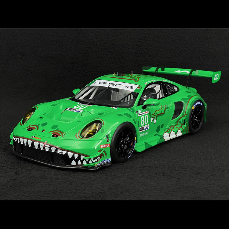 Porsche 911 GT3 R Type 992 n° 80 Rexy 12h Sebring 2023 1/18 Top