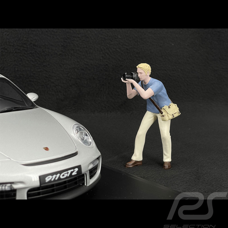 Figurine man photographer Diorama 1/18 Premium 18027