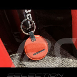 Porsche Design Keyring Circle Leather Lava Orange 4056487026367