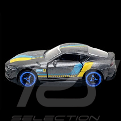 Toyota GR Supra SZ-R Gris Jaune Bleu Racing Cars 1/59 Majorette 212084009SMO