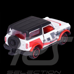 Ford Bronco Wildtrak White Black Red Racing Cars 1/59 Majorette 212084009SMO