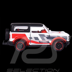 Ford Bronco Wildtrak Blanc Rouge Noir Racing Cars 1/59 Majorette 212084009SMO
