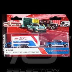 Ensemble Ford Performance Race trailer 1/59 Majorette 212053111