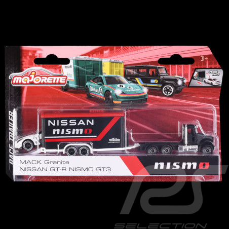 Ensemble Nissan Nismo Race trailer 1/59 Majorette 212053111