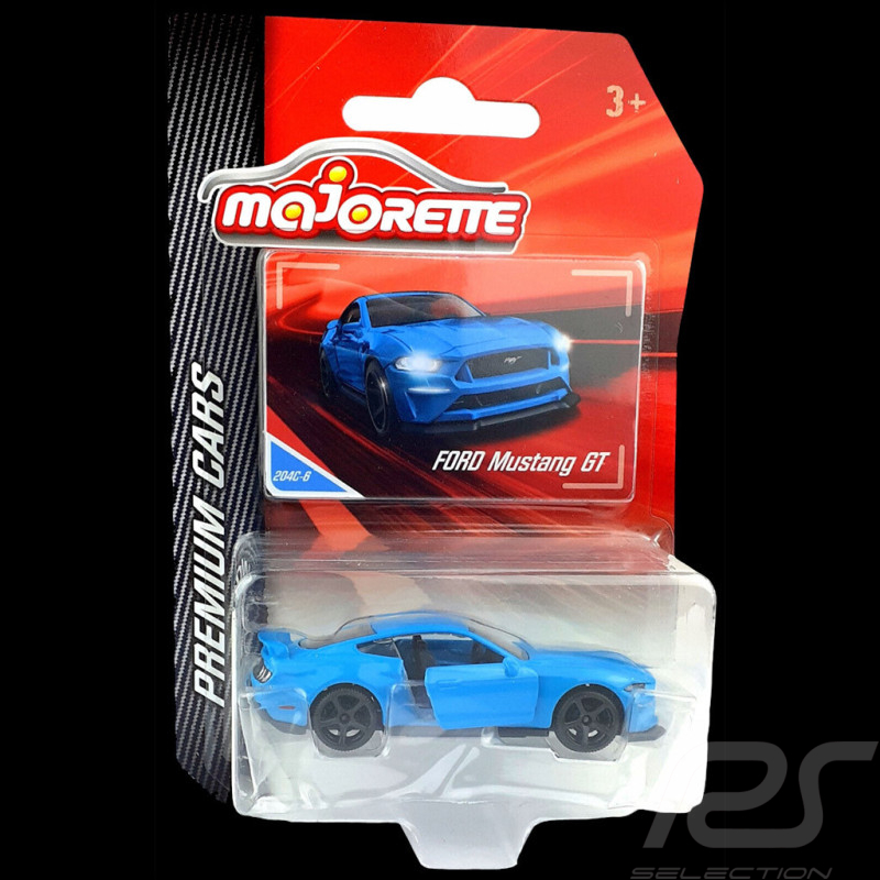 Ford Mustang GT 204C-8 Blau Premium Cars 1/59 Majorette 212053052