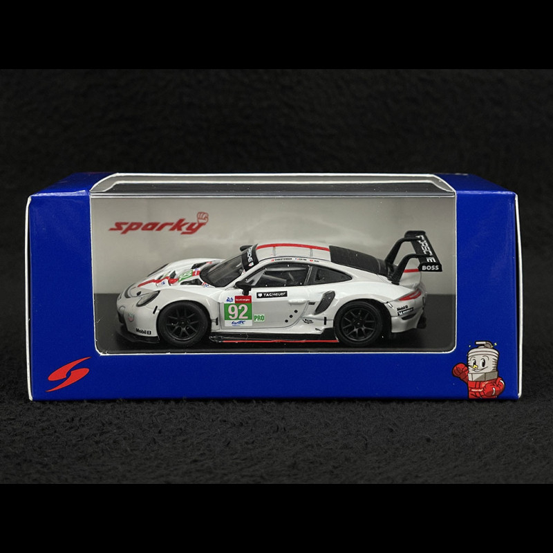 Porsche 911 RSR-19 Type 991 n° 92 3ème 24h Le Mans 2021 1/64 Spark Y272