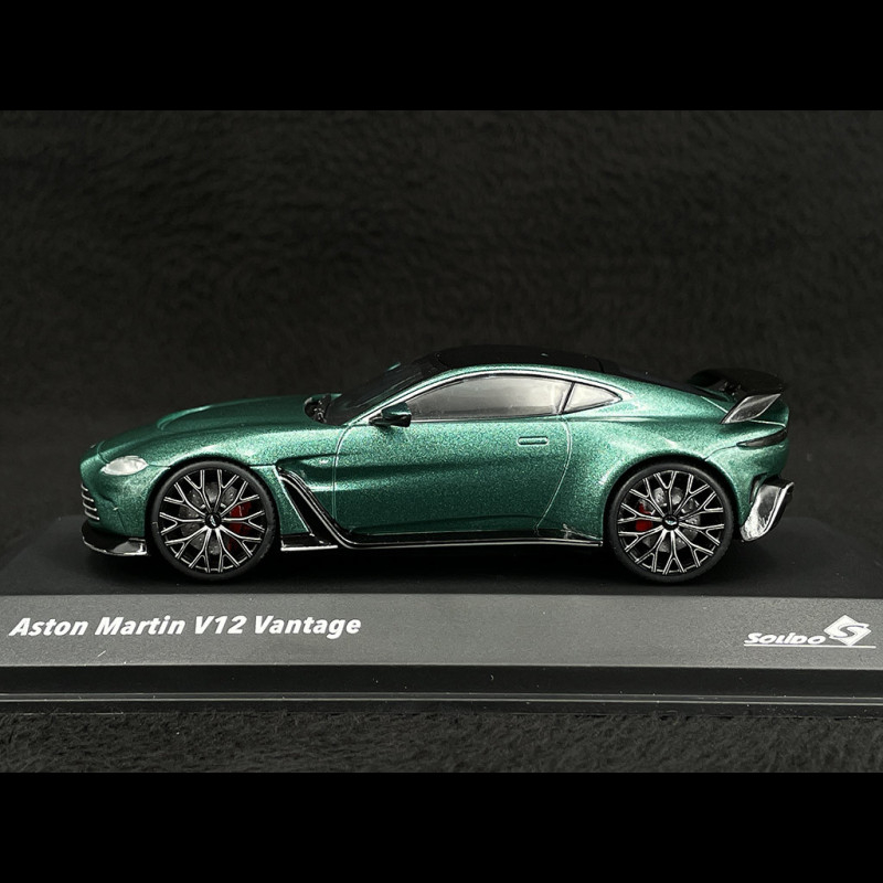 Voiture Miniature Aston Martin DB12 Verte 2023 - Modèle Collection 1:43 Par Solido - Pour Adultes Et Collectionneurs