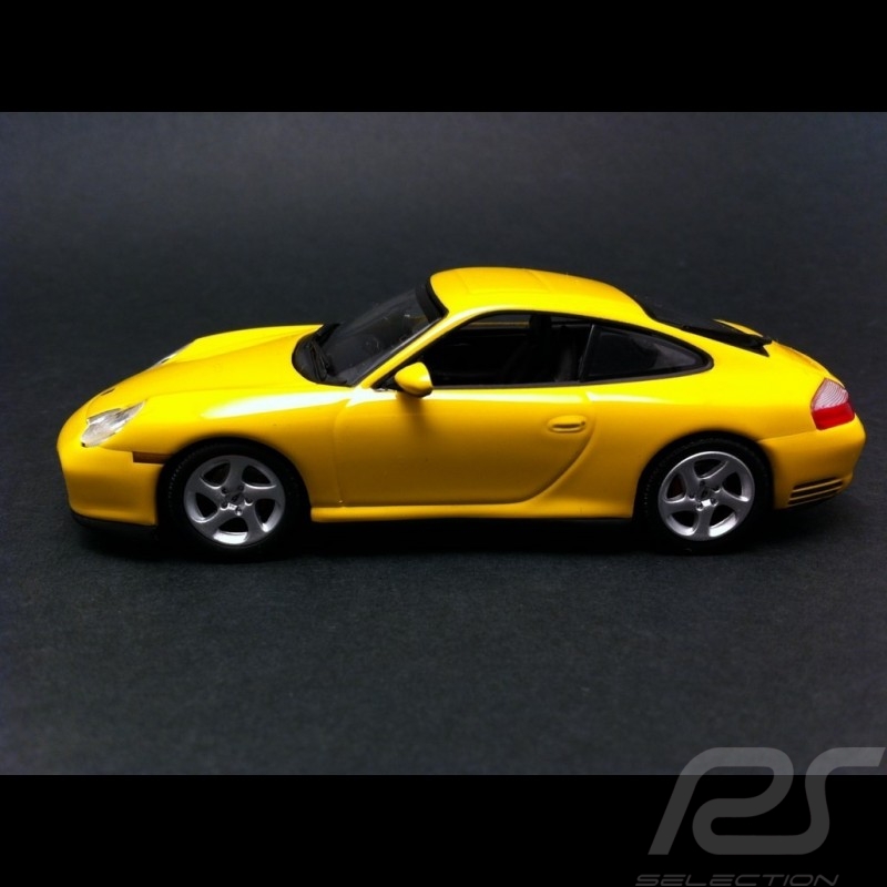 Porsche 911 type 996 Carrera 4S Coupé 2001 jaune 1/43 Minichamps 400061071
