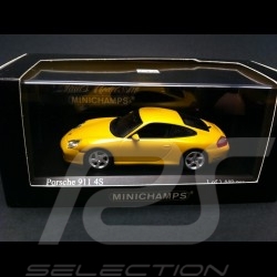 Porsche 911 type 996 Carrera 4S Coupé 2001 jaune 1/43 Minichamps 400061071