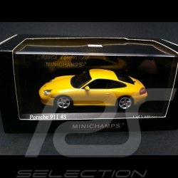 Porsche 911 type 996 Carrera 4S Coupé 2001 yellow 1/43 Minichamps 400061071 Porsche 911 type 996 Carrera 4S Coupé 2001 yellow 1/43 Minichamps 400061071
