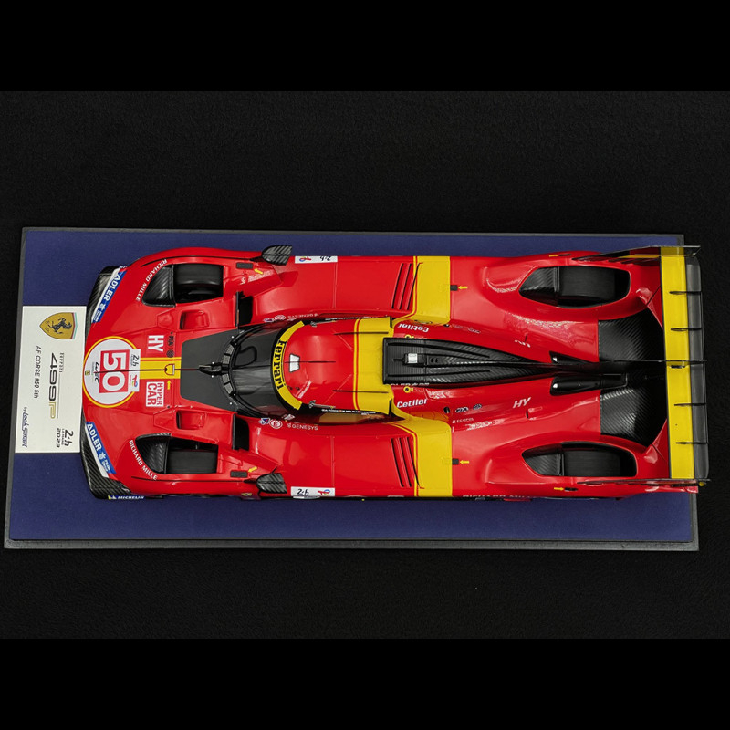 Burago Ferrari 499P #50 Feu Molina Nielsen Vainqueur le Mans 2024 1/18 18-16312
