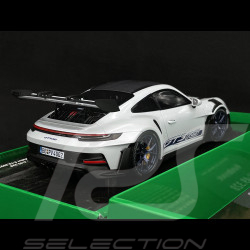 Porsche 911 GT3 RS Type 992 2022 Nürburgring Edition Argent GT / Bandes Bleues 1/18 Minichamps 110062021