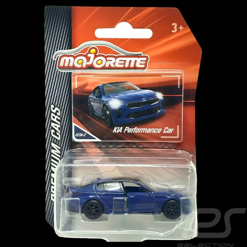 Kia Performance Car 223A-2 Bleu foncé Premium Cars 1/59 Majorette 212053052
