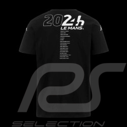 T-Shirt 24h Le Mans Kappa Allery Noir 321Y6BW-005 - homme