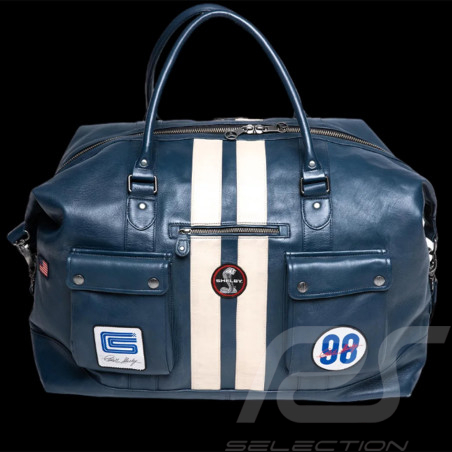 Maxi Leather bag Carroll Shelby Cobra 98 GT500 Weekender 72h Royal blue 27428-0012