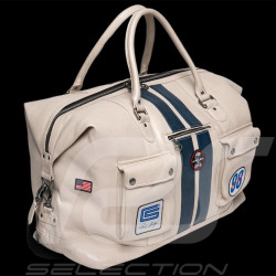 Maxi Leather bag Carroll Shelby Cobra 98 GT500 Weekender 72h Beige ecru 27428-2001