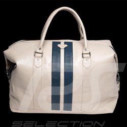 Maxi Leather bag Carroll Shelby Cobra 98 GT500 Weekender 72h Beige ecru 27428-2001