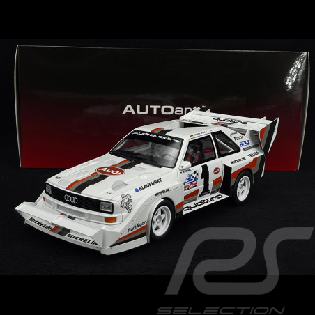 Walter Rohrl Audi Sport Quattro S1 n° 1 Sieger Pikes Peak 1987 1/18 Autoart 88700