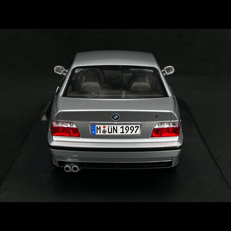 Solido BMW E36 M3 Coupe 1990 (Silver) Diecast Model Car in 1:18 Scale Legendary Sport Coupe for Collectors & BMW Fans