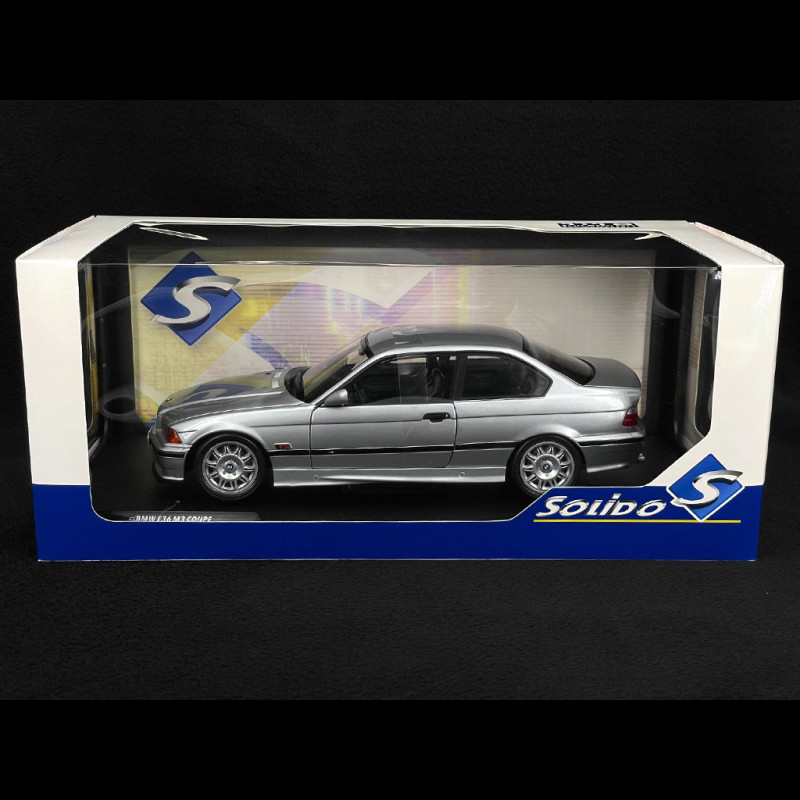 BMW M3 E36 1990 Silver 1/18 Solido S1803913