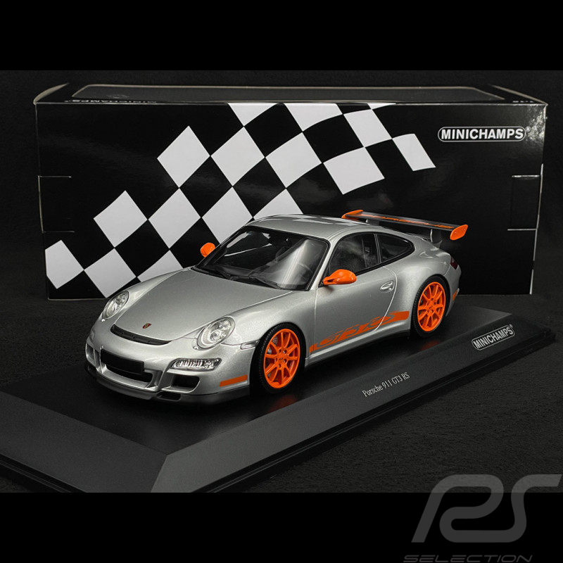 Porsche 911 GT3 RS Type 997 2007 GT Silber 1/18 Minichamps 155062120