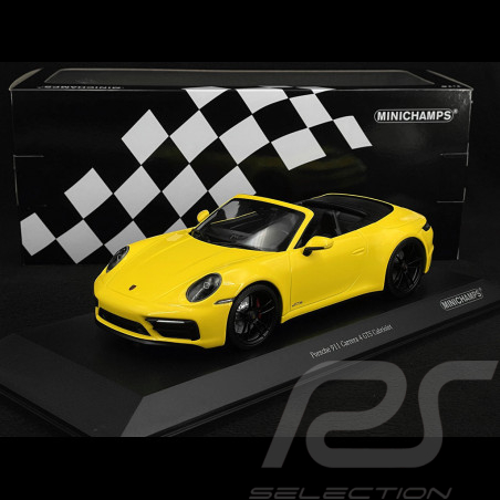 Porsche 911 Carrera 4 GTS Type 992 2020 Jaune Racing 1/18 Minichamps 155063030